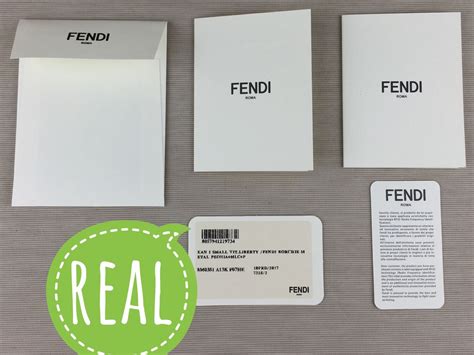 fake fendi authenticity card|is my fendi bag real.